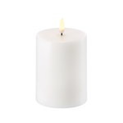 Pillar Candle Uyuni 8 x 10 cm wit